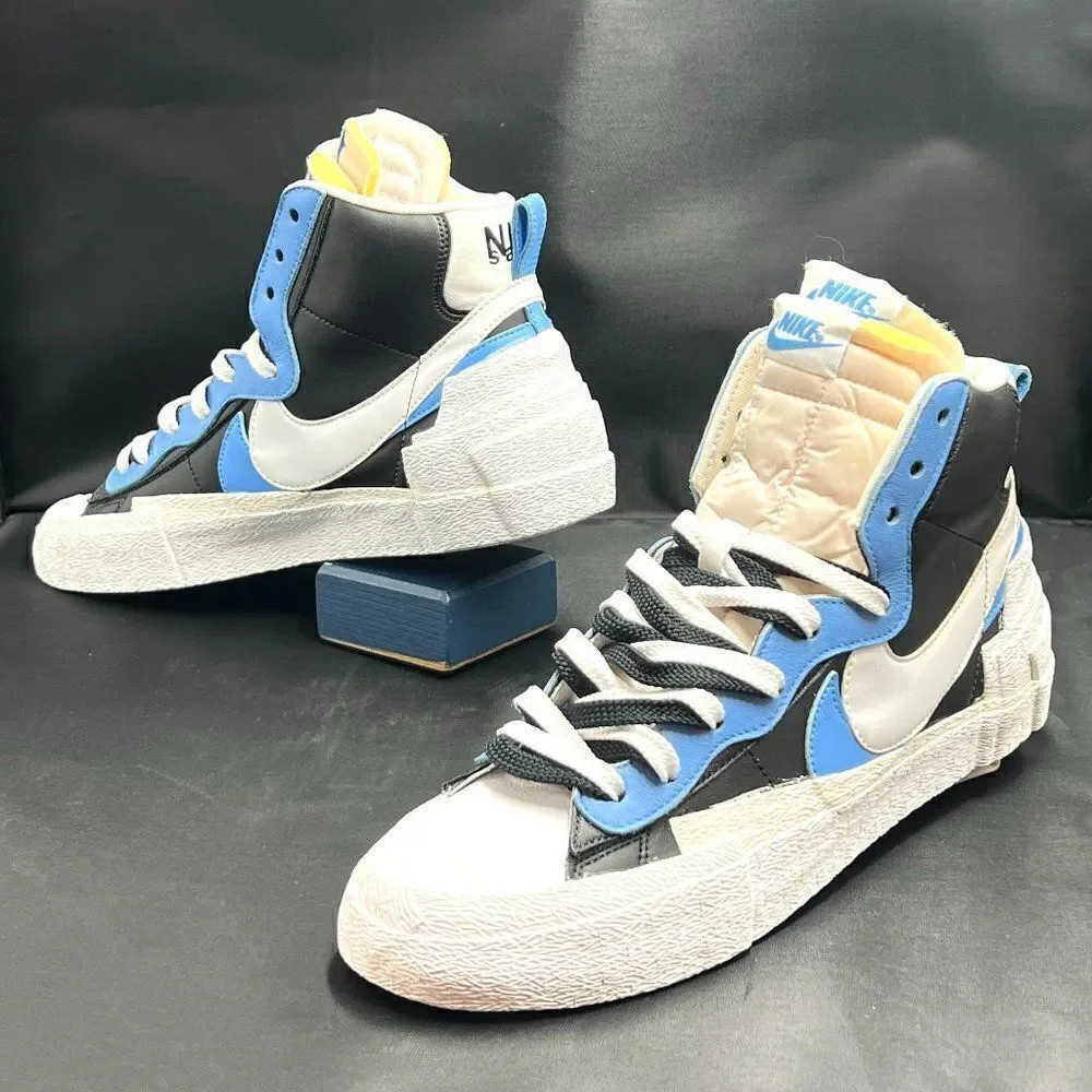 Sacai x Nike Blazer Mid 'Black Blue' (2019)
